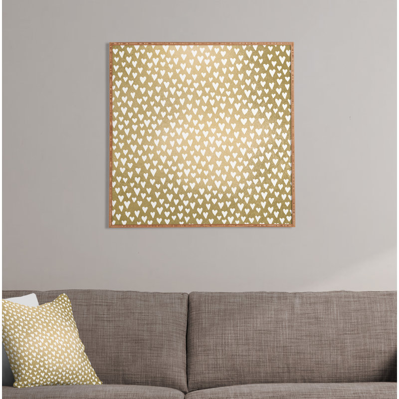 «Little Hearts On», impression encadrée, H 12 po x l 12 po x P 1 po
