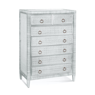 Monterey Wicker 38'' W 7 - Drawer Dresser
