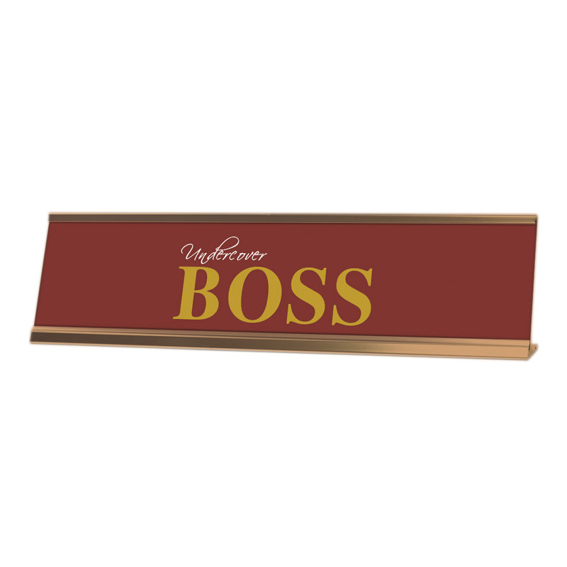 Enseigne de bureau sous couverture