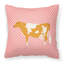 Coussin décoratif d’extérieur carré à damier de vache-48710041-23813318
