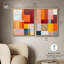 «Vibrant Repose Duet», ensemble de décorations murales modernes en acrylique encadré par Art Remedy, cadre doré, 24 x 30-2099579857-2099579867