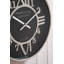 Silver Metal and Black Round Wall Clock