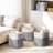  Dovecove 3-Pack Foldable Fabric Cube Storage Bins with Reinforced Handles, Collapsible Closet Organizer Bins for Shelves, Clothes and Toys (Set of 3)-1294198810