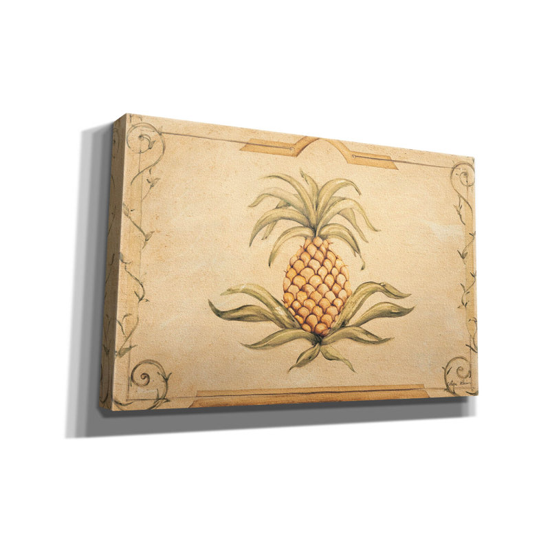 «Pineapple» par Cheri Blum, art mural sur toile, H 26 po x l 40 po