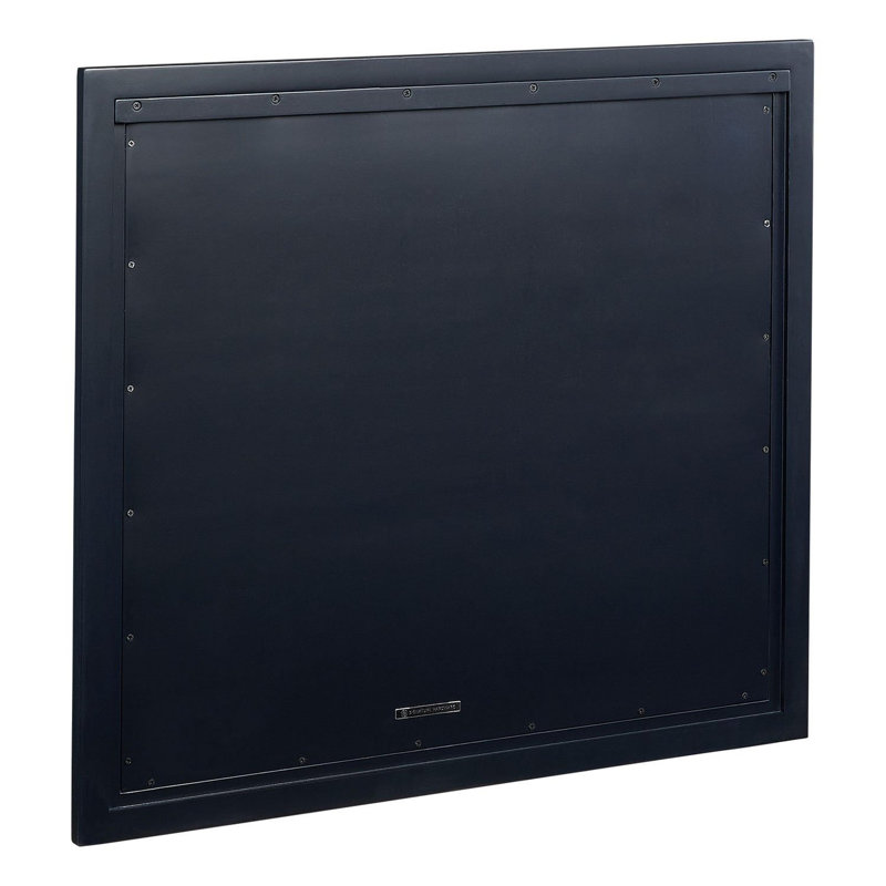Fallbrook Framed Bathroom Mirror, 31.5" x 34", Midnight Navy Blue