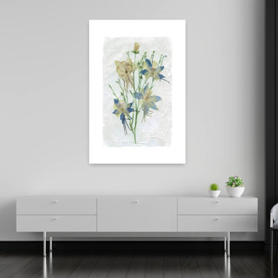 Art mural rétro Decoupage Floral IV