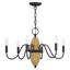 Lustre bronze à 6 lumières Laurelin-2121048179