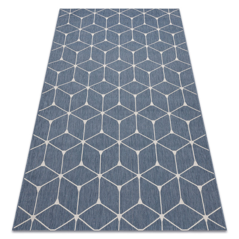 Tullahassee Geometric Indoor / Outdoor Area Rug, Rectangle 80 x 150cm