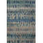 Tapis décoratif moderne à motif abstrait bleu et vert-1005781979