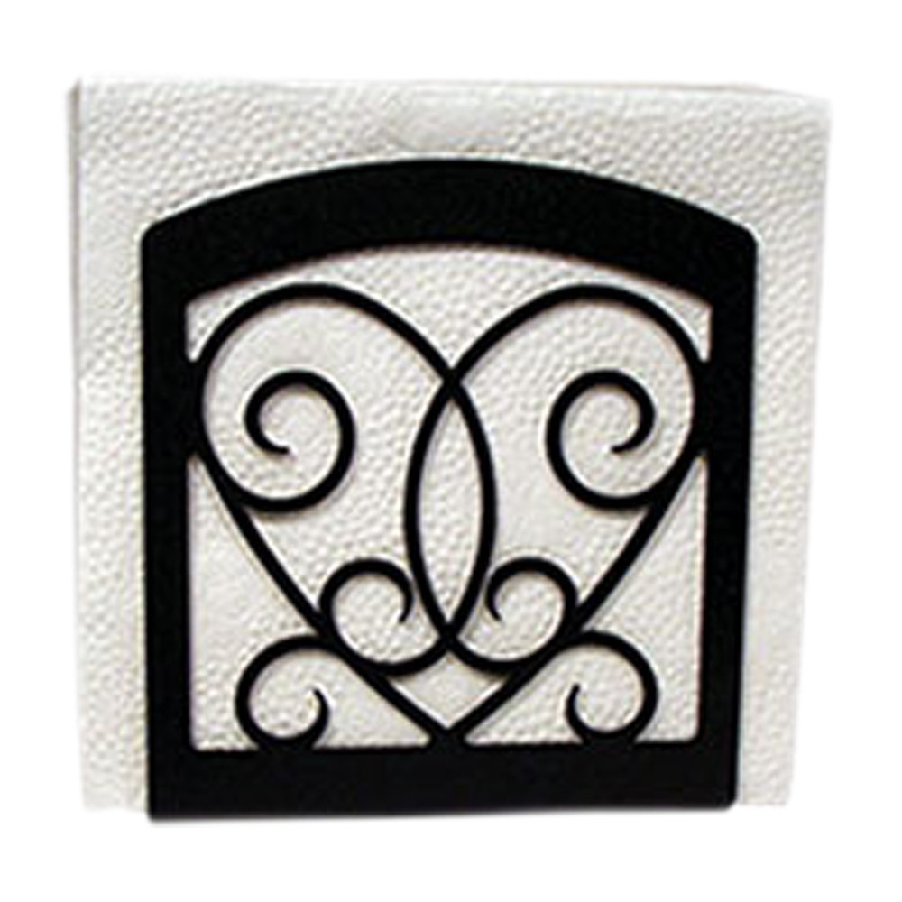 Metal Napkin Holder Fleur De Lis Living