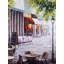 Impression de restaurant d'extérieur sur toile