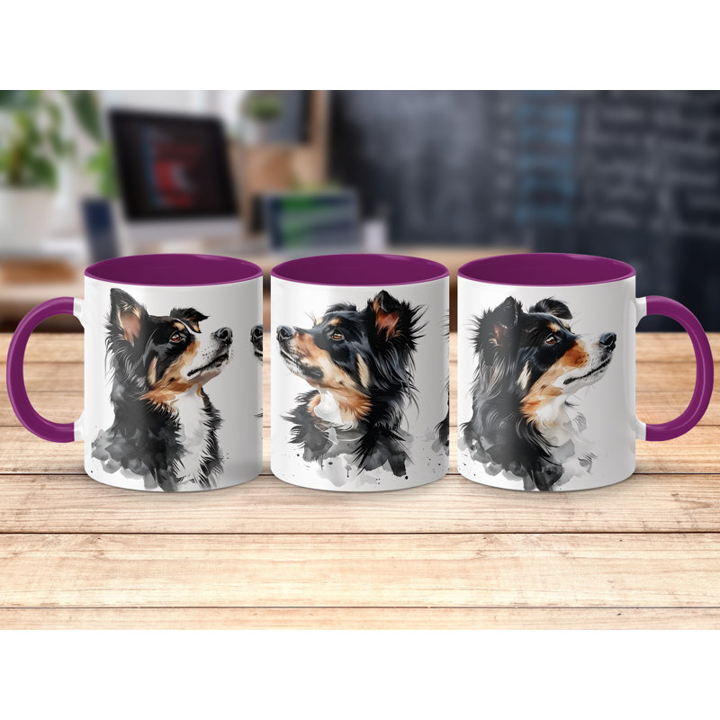 Ceramic Coffee Mug, 1, Purple