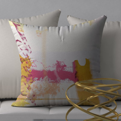Abstract Throw Pillow
