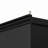 78.75''H 4-Tier Display Shelf, With 5-Colors Dimmable Ceiling Light, Freestanding Farmhouse Bookcases With Storage & Doors, Bookshelf With Adjustable Glass Shelves For Home & Office - Black-1883354811