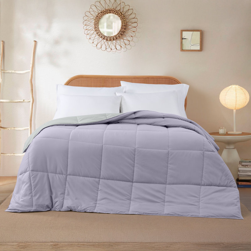 Modern Threads Comforter Duvet Insert, Reversible Quilted Down Alternative Comforter with Corner Tabs, All Season Bedding