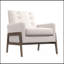 Fauteuil d'appoint capitonné moderne Mid-Century Lipsey-686338424
