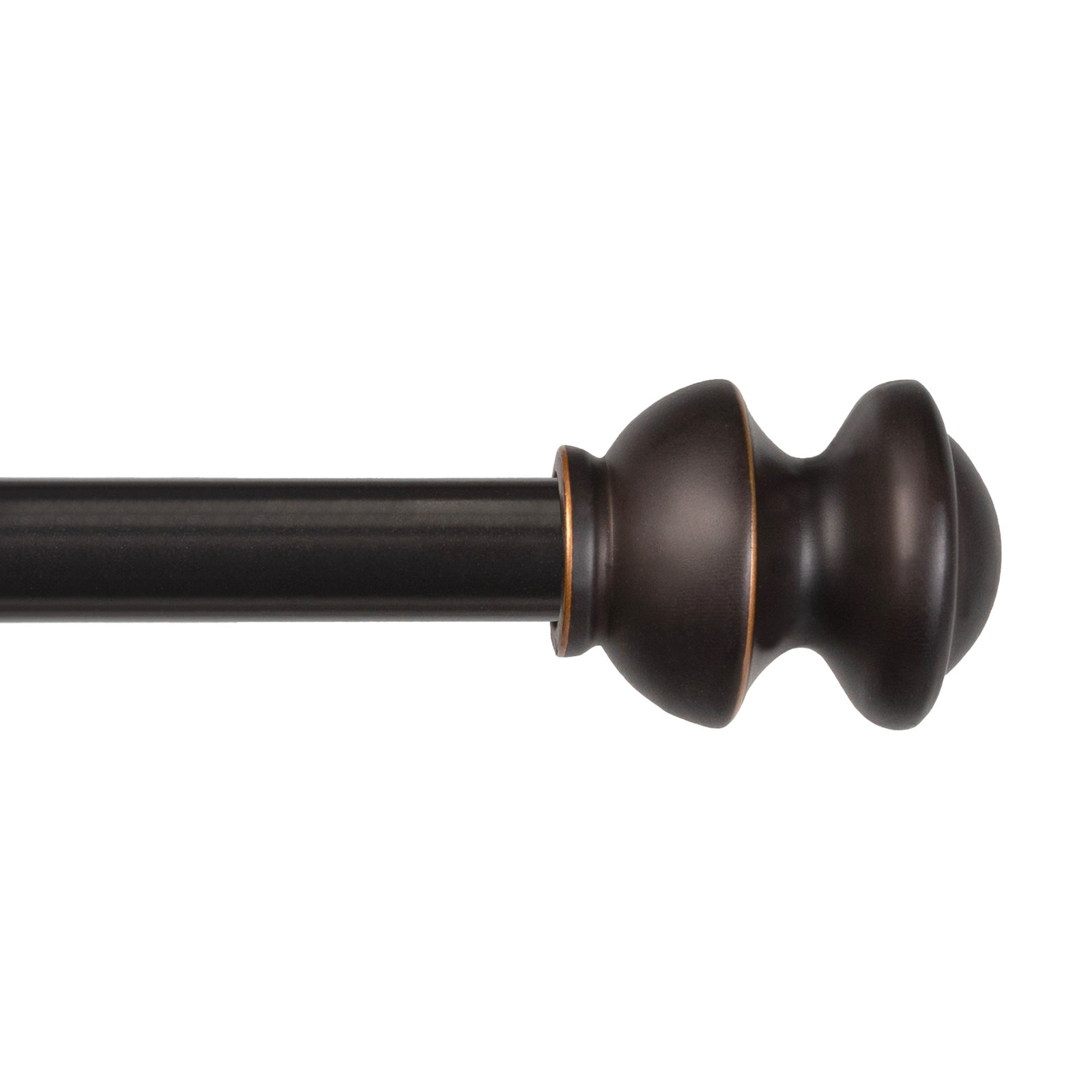 Lowri Kendall Curtain Rod, Oil Rubbed Bronze, 48" - 86"