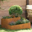 Garden Planter Brown 50 Cm Weathering Steel-423547056