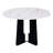 43-Inch Round Faux Marble Dining Table for 4, Mid-Century Modern Design for Home and Cafes-261411013