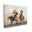 Peinture équestre de joueurs de polo sur bois par Ziwei Li, peinture-93924738-93924737
