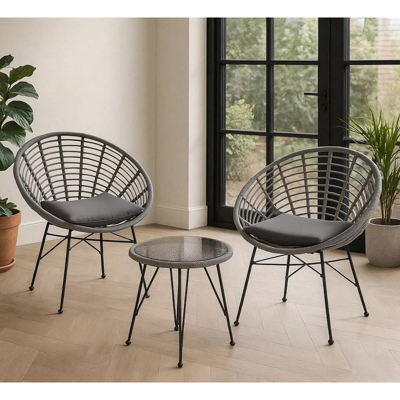 2 - Person Patio Dining Set with Round Table