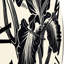 Horloge murale en métal Iris I-93379063