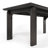 84" 100% Solid Pine Wood Dining Table In Black Walnut Finish