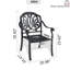 Chaise de patio en fonte d'aluminium 6 pièces avec structure et coussins-297796228