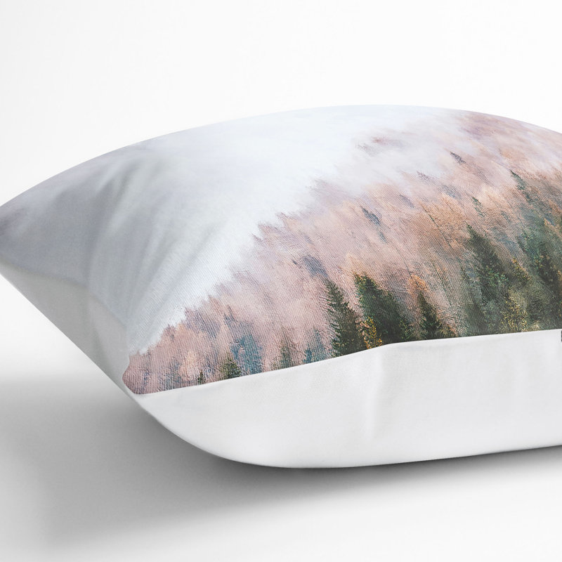 Square Throw Cushion, 40cm H x 40cm W x 15cm D, White