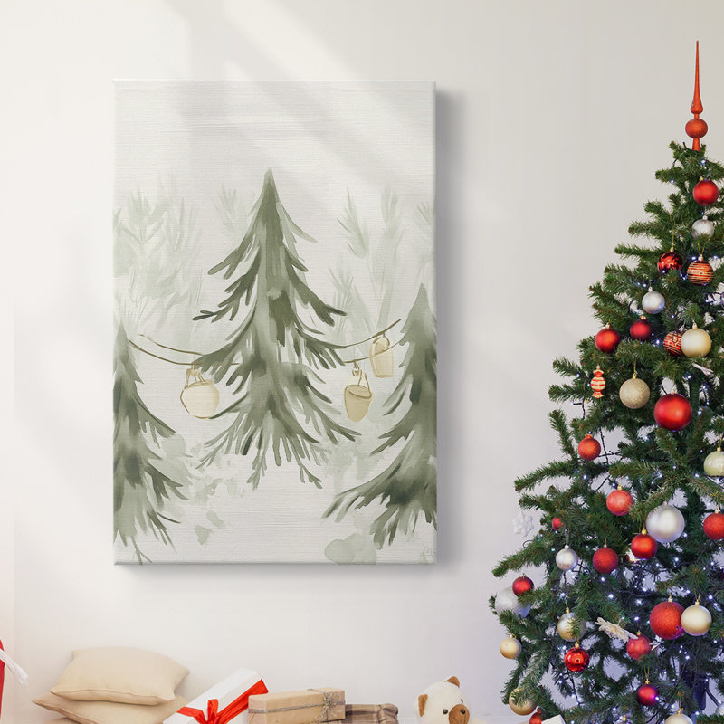 Art des Fêtes de Noël - Toile tendue avec châssis CDXVI, H 18 po x l 12 po