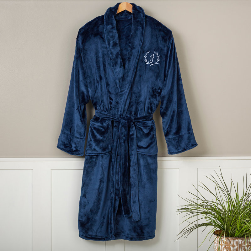 Couronne florale brodée luxueuse robe polaire marine, Oui