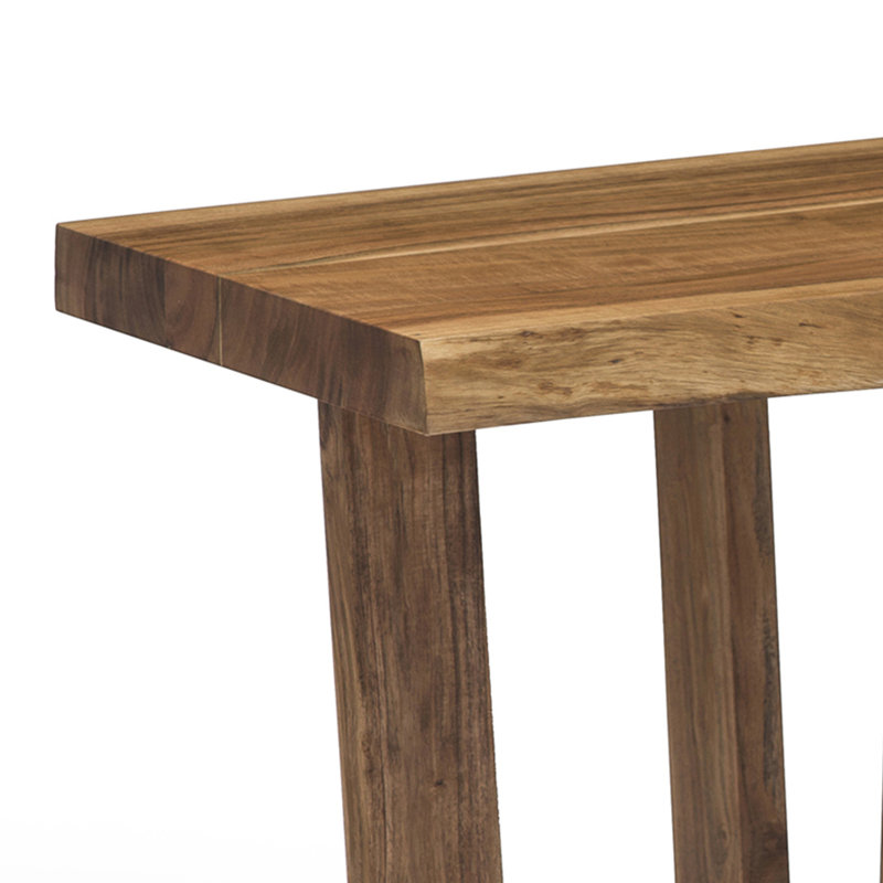 Solid Wood Bench, 45.72cm H x 91.44cm W x 35.56cm D