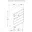 Commode 4 tiroirs brun chaud