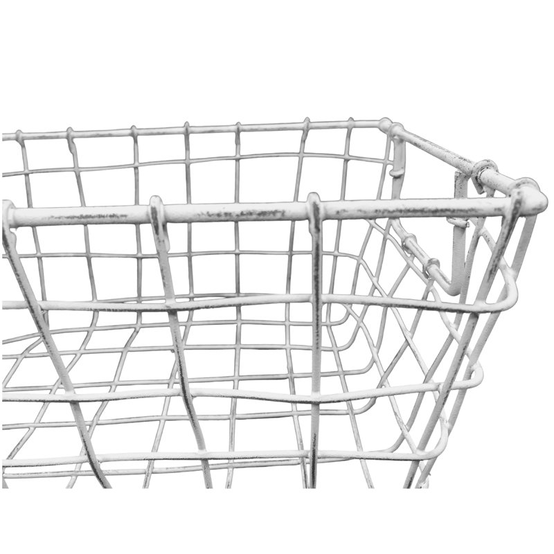 Ensemble de paniers en fil métallique, H 4,75 po x l 8,5 po x P 7 po