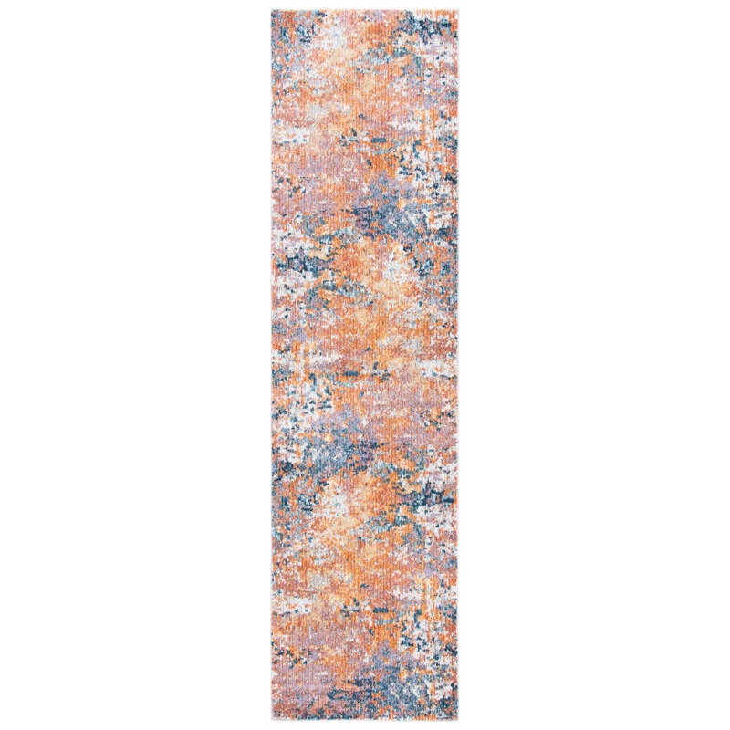 Crystal Performance Abstract Rug, Runner 2'4" x 9'