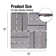 12" X 12" Wood Interlocking Deck Tile Checker Pattern