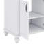 Meuble-lavabo de 36 po en bois massif avec lavabo - Comprend un tiroir rabattable, 3 tiroirs et 2 portes-939918471