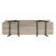 Buffet 47,24 po avec 2 tablettes Modern-1074372851