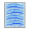 «Blue Layered Fish», art de la giclée encadrée par Daphne Polselli