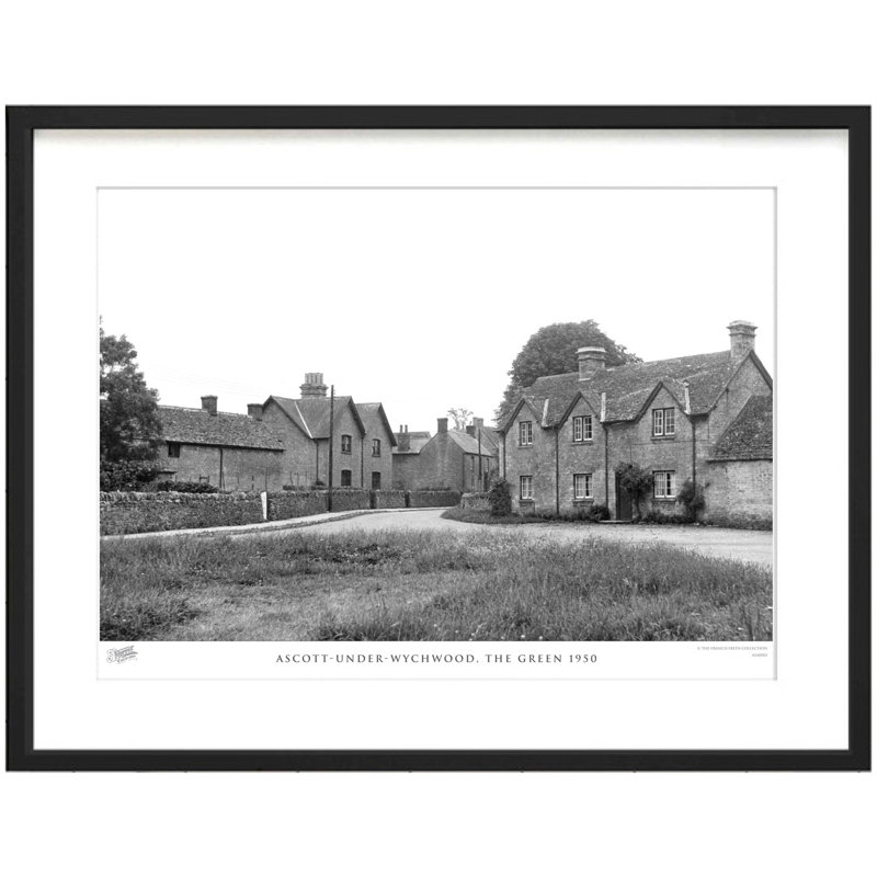 Ascott Under Wychwood, The Green 1950 by Francis Frith - Single Picture Frame Print, 60cm H x 80cm W x 2.3cm D