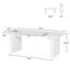 Bureau de direction 63 pouces, bureau de direction moderne-348622654