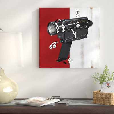 « super 8 », impression sur toile tendue