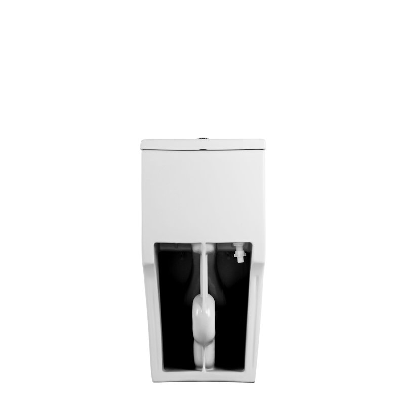 White Ceramic Toilet, 1.1/1.6 , Elongated, Comfortable Height, Soft Close Seat, & , T036wt Elongated White, Comfortable,