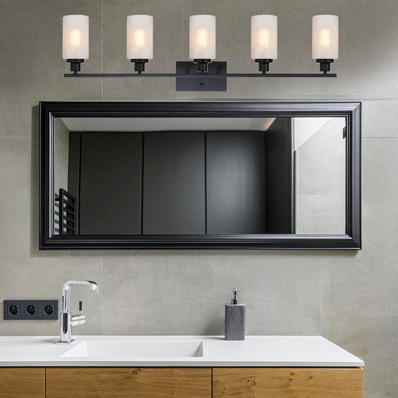 Arnoldine 5 - Light Dimmable Vanity Light, Black