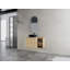 Meuble-lavabo mural 36 po avec lavabo d'art en céramique et tablettes de rangement 36 po-71195961-71195962