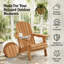 Chaise Adirondack classique de style côtier en bois de pruche massif avec cadre pliable-2134519113-2134519116