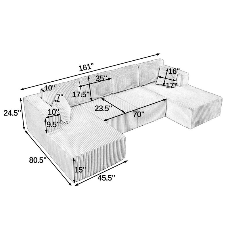 Modern Modular Lounge Sofa