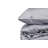 Luxury Satin Quilt Cover Set (1 Duvet Cover & 1 Pillowcase), Grey, 54 x 79 | 100% Cotton Satin, 210 Thread Count | Easy Care, Machine Washable, Elegant Reactive Printing, Stylish & Comfortable Bedding-119291988-119291989