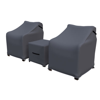 Antilles All-Weather Wicker Outdoor Conversation Set Cover With Cushions, Ottomans And Coffee Table