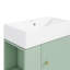Petit meuble-lavabo avec lavabo simple en céramique-414888836